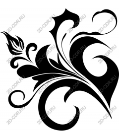  Elegant floral pattern
