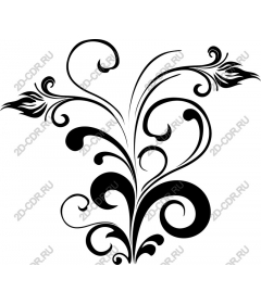  Elegant floral pattern