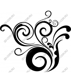  Elegant black whirlwind