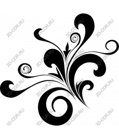  Elegant floral pattern