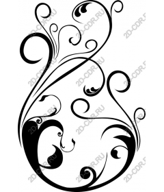  Elegant floral swirls