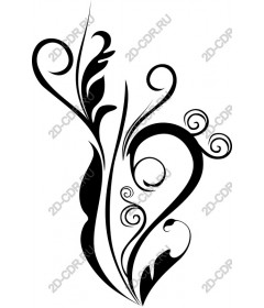  Elegant floral pattern