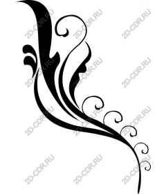  Elegant floral pattern