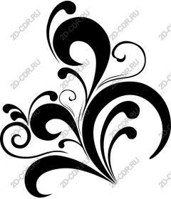  Elegant floral pattern