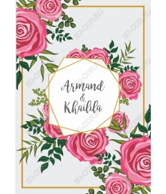 Personalized flower arrangements pink roses