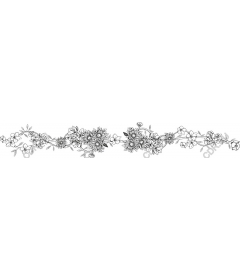  Elegant floral border