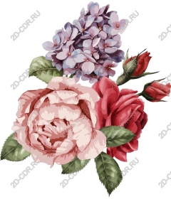  Elegance in bloom: floral roses and lilac
