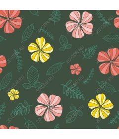 Pattern "Floral extravagance"