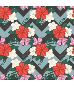 Pattern "Tropical floral elegance"