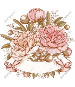  Elegant peonies floral