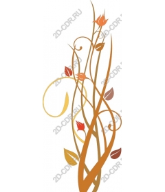  Elegant floral vine