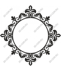  Elegant floral frame