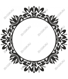  Elegant floral frame