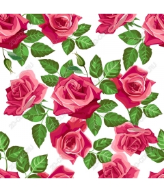 Pattern "Blooming rose"