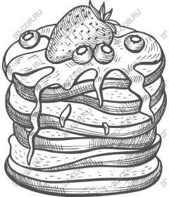  Pancake stack Delight