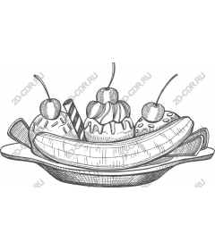  Vintage banana split
