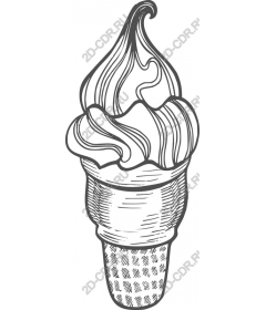 The classic ice cream cone