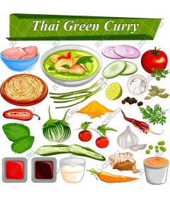 Thai green curry