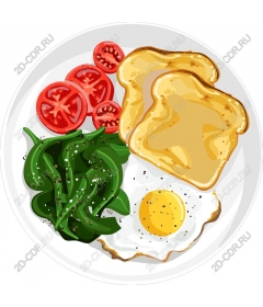Dish hearty Breakfast