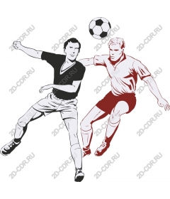  Football action clipart