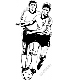Dynamic football player