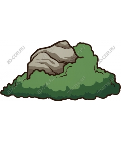  Rock and greenery