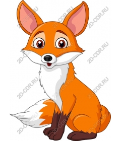  Cute cartoon Fox