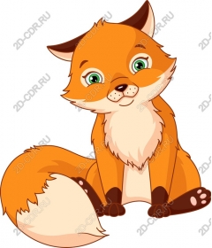  Cute cartoon Fox