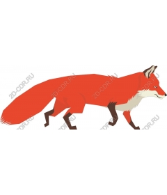  Colorful geometric Fox