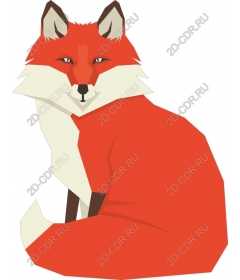  Colorful geometric Fox