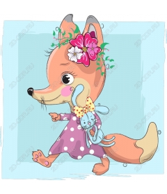  The joyful Fox and his friends
