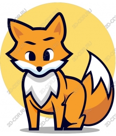  Cute cartoon Fox
