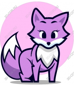  Charming purple Fox