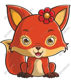  Cute cartoon Fox