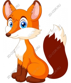  Cute cartoon Fox