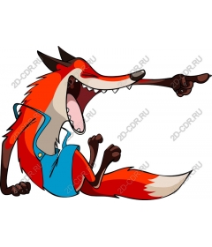  Bright cartoon Fox