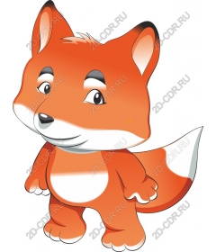 Playful cartoon Fox