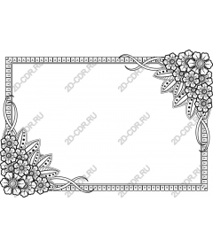 Floral frame