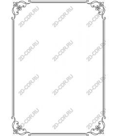  Elegant decorative frame and