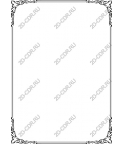 Vintage decorative frame