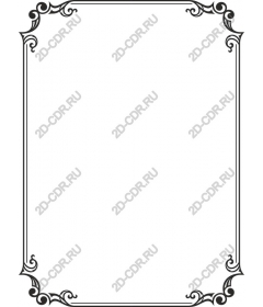 Vintage decorative frame