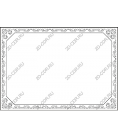  A classic frame with swirls