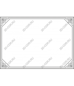 Decorative frame — elegant frame for creativity