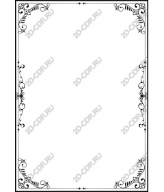 Vintage decorative frame