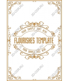  Элегантный шаблон Flourishes