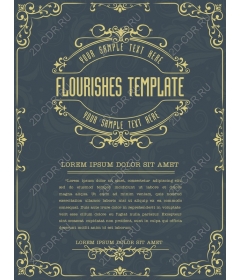 The template Elegant Flourishes for individual use