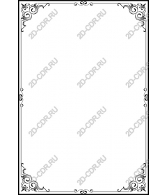 Vintage decorative frame