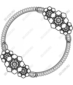 Floral frame