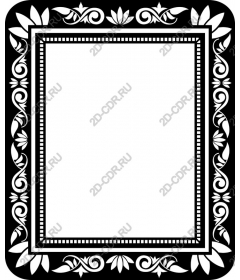  Decorative floral frame