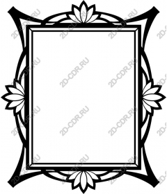  Elegant floral frame